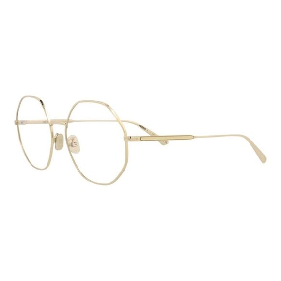 Dior Womens Round/Oval Gold Gold Transparent Fashion Designer Eyewear - Picture 1 of 4